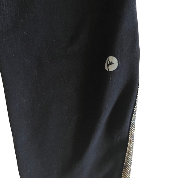 90 Degree By Reflex Full Zip Running Track Jacket Legging Set Black Brown Size S - Picture 6 of 8